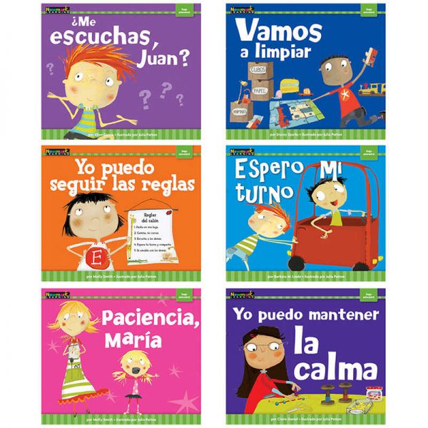 Newmark Learning MySELF Readers: I Am in Control of Myself, Small Book, Spanish, Set of 6