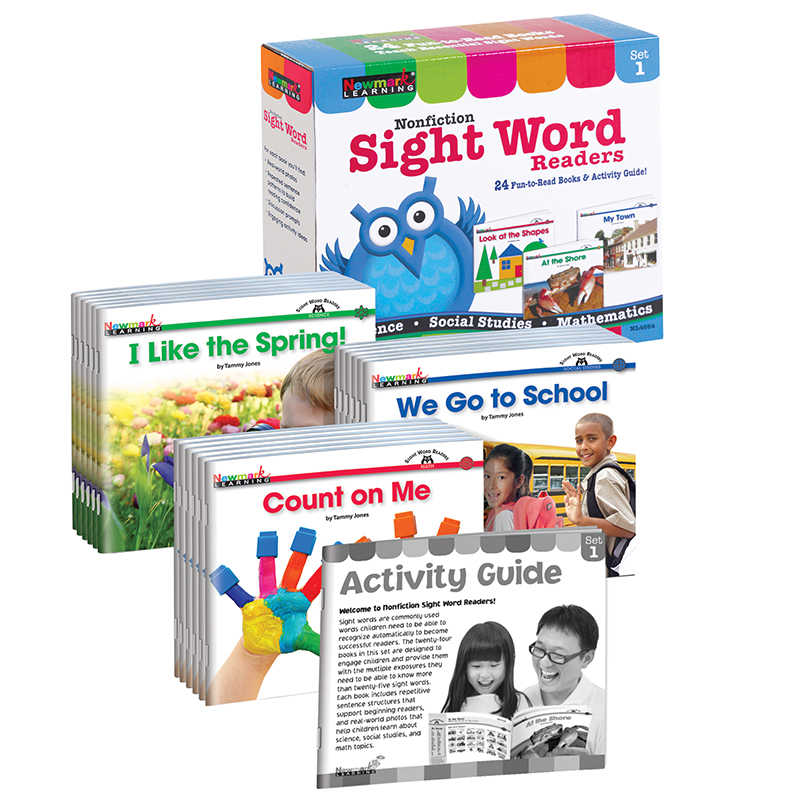 Newmark Learning Early Readers Boxed Set, Nonfiction Sight Word Readers Set 1