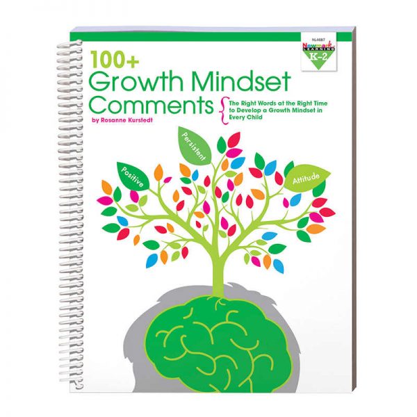 Newmark Learning 100+ Growth Mindset Comments, Grades K-2