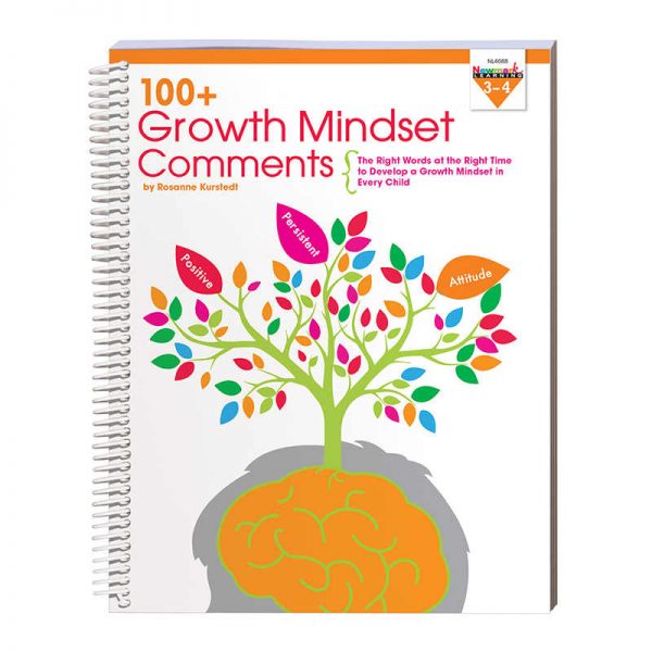 Newmark Learning 100+ Growth Mindset Comments, Grades 3-4