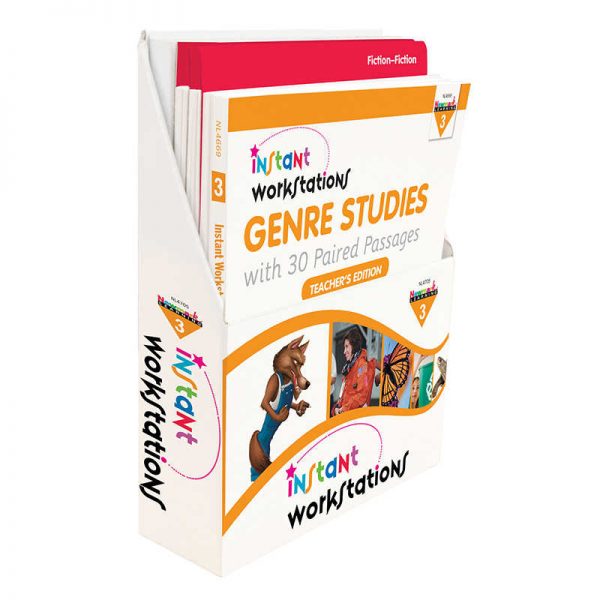 Newmark Learning Instant Workstations: Genre Studies with 30 Paired Passages, Grade 3