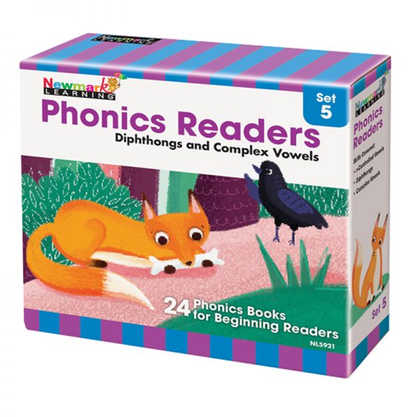 Newmark Learning Phonics Boxed Readers Set 5: Diphthongs and Complex Vowels
