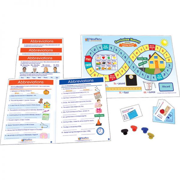 NewPath Learning Abbreviations Learning Center, Grades 1-2