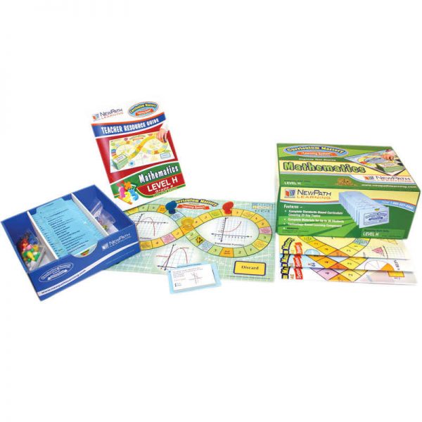 NewPath Learning Grades 8 - 10 Math Curriculum Mastery® Game - Class-Pack Edition