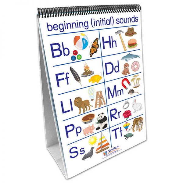 NewPath Learning Early Childhood ELA Readiness Flip Chart, Phonemic Awareness