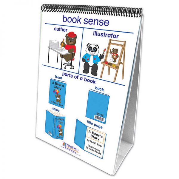 NewPath Learning English Language Arts Flip Chart Set of 5, Reading Readiness