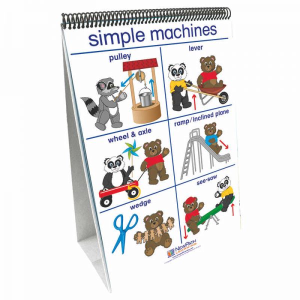 NewPath Learning Early Childhood Science Readiness Flip Charts, Pushing, Moving & Pulling