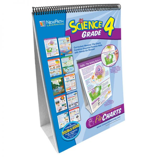 NewPath Learning Science Skills Curriculum Mastery® Flip Chart, Grade 4