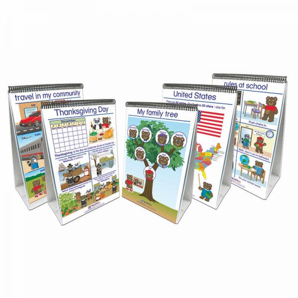 NewPath Learning Social Studies Readiness Flip Chart, Set of All 5