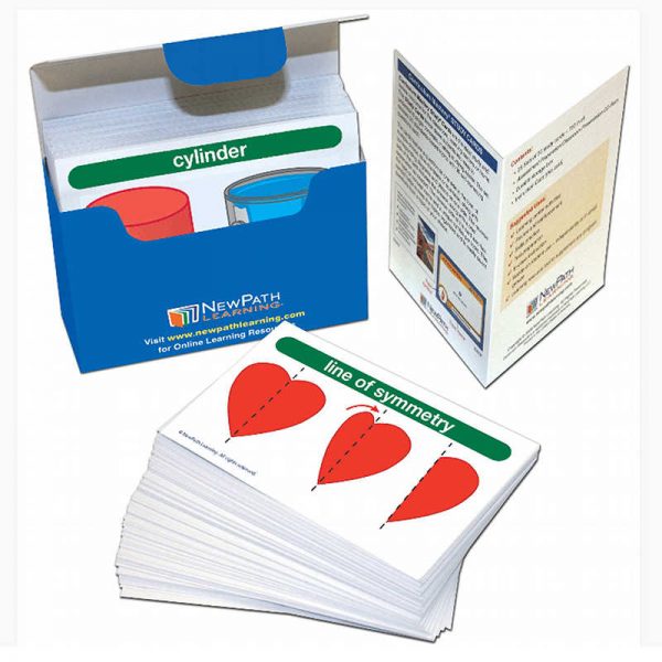 NewPath Learning Math Vocabulary Flash Cards, Grades 1-2