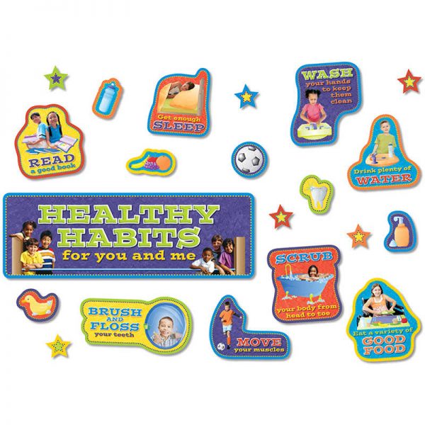 North Star Teacher Resources Healthy Habits Bulletin Board Set