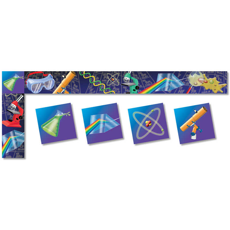 North Star Teacher Resources All Around the Board Trimmer, Science, 43 Feet Per Pack, 6 Packs