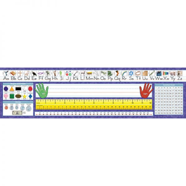 North Star Teacher Resources Christian Primary Traditional Manuscript Desk Plates, Pack of 36