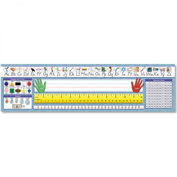 North Star Teacher Resources Christian Primary Modern Manuscript Desk Plates, Pack of 36