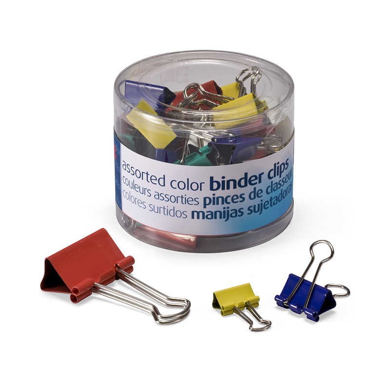 Officemate® Assorted Binder Clips, Pack of 30