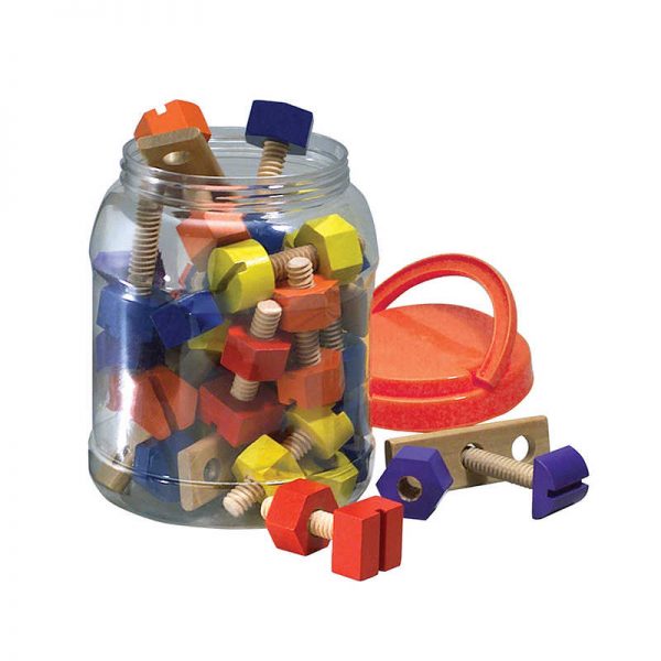 The Original Toy Company Nuts & Bolts Building Set, 40 Pieces
