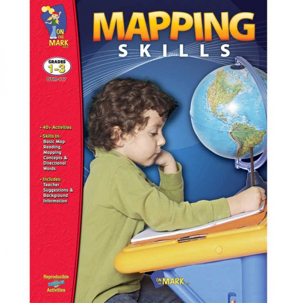 On the Mark Press Mapping Skills, Grades 1-3