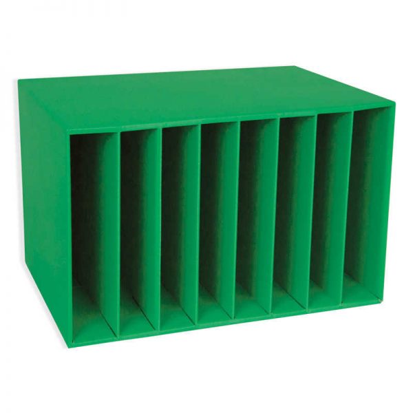 Classroom Keepers® Literature Center, Green, 11-1/4"H x 17-3/8"W x 12-1/4"D