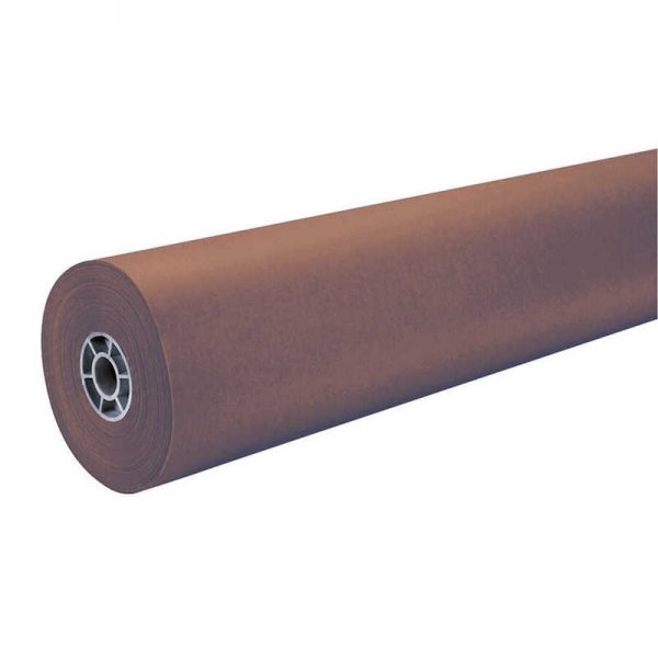 ArtKraft® Duo-Finish® Paper, Brown, 36" x 500', 1 Roll