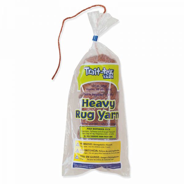 Trait-tex® Heavy Rug Yarn, Brown, 1.37 oz., 60 Yards