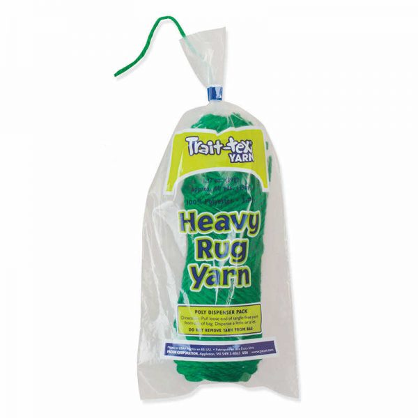 Trait-tex® Heavy Rug Yarn, Holiday Green, 1.37 oz., 60 Yards