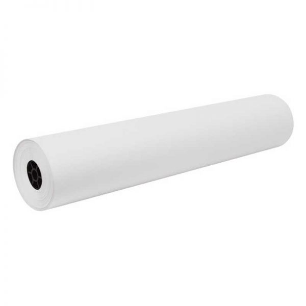 Decorol® Flame Retardant Art Rolls, White, 36" x 1,000', 1 Roll