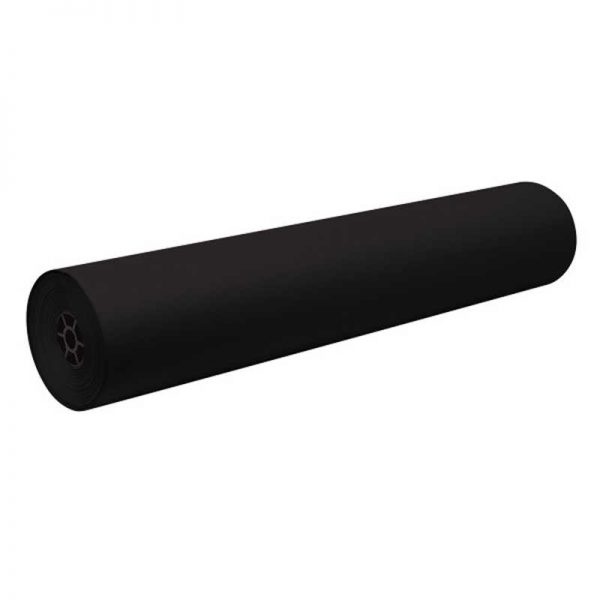 Decorol® Flame Retardant Art Rolls, Black, 36" x 1,000', 1 Roll