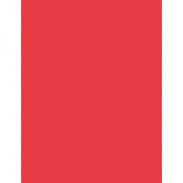 Pacon® Multi-Purpose Paper, Rojo Red, 8-1/2" x 11", 500 Sheets