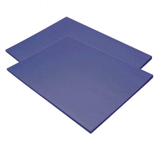 Riverside 3D™ Construction Paper, Dark Blue, 18" x 24", 50 Sheets Per Pack, 2 Packs