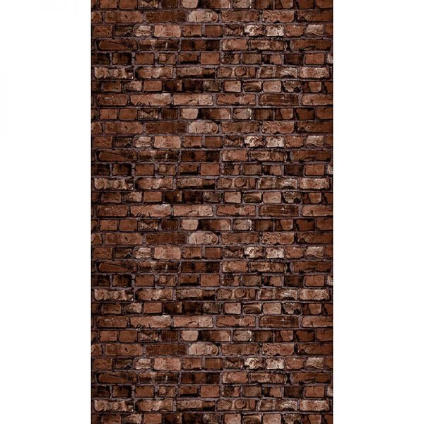 Ella Bella® Photography Backdrop Paper, Aged Brown Brick, 48" x 12', 4 Rolls