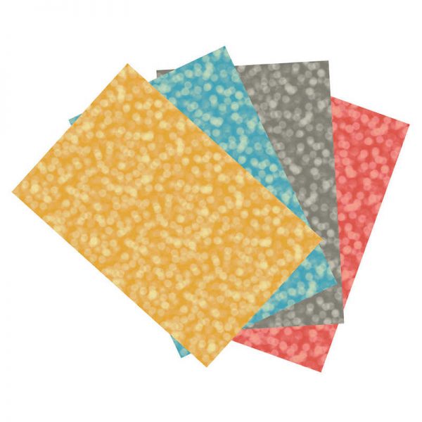 Ella Bella® Photography Backdrop Paper, Assorted Bokeh (1 ea.: Gold, Blue, Gray & Red), 48" x 12', 4 Rolls