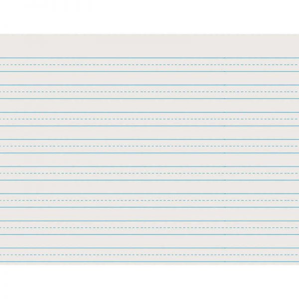 Pacon® Newsprint Handwriting Paper, Skip-A-Line, Grade 3, 1/2" x 1/4" x 1/2" Ruled Long, 11" x 8-1/2", 500 Sheets