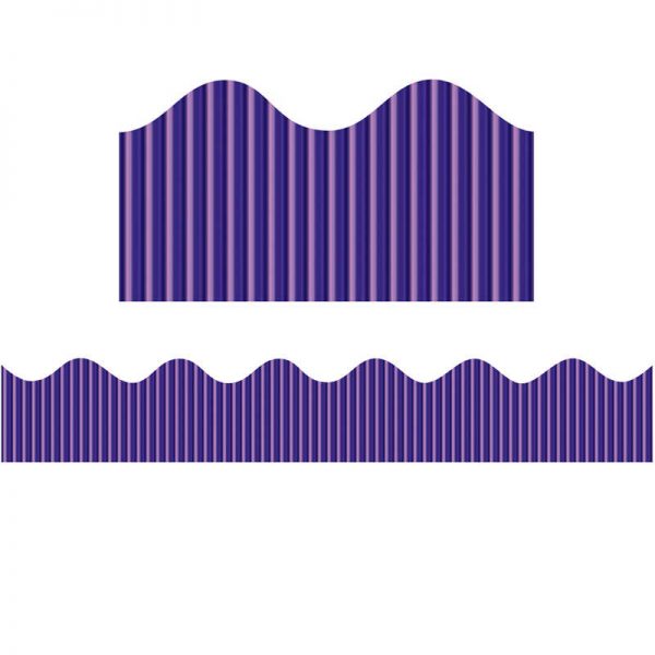 Bordette® Decorative Border, Metallic, Purple, 2-1/4" x 25', 1 Roll
