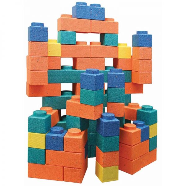Creativity Street® Gorilla Blocks® Extra Large Building Blocks, Assorted Colors, 3-1/2" x 3-1/2" to 3-1/2" x 10-3/4", 66 Pieces