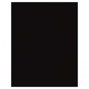 UCreate® Premium Coated Poster Board, Black, 22" x 28", 25 Sheets