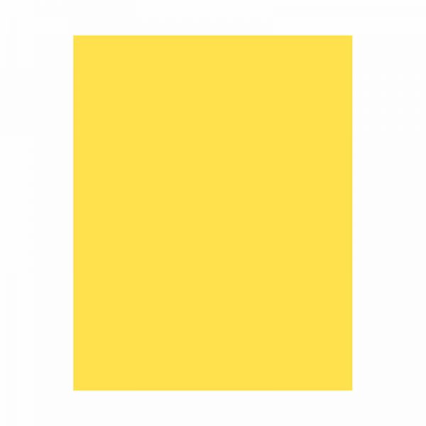 UCreate® Coated Poster Board, Yellow, 22" x 28", 25 Sheets