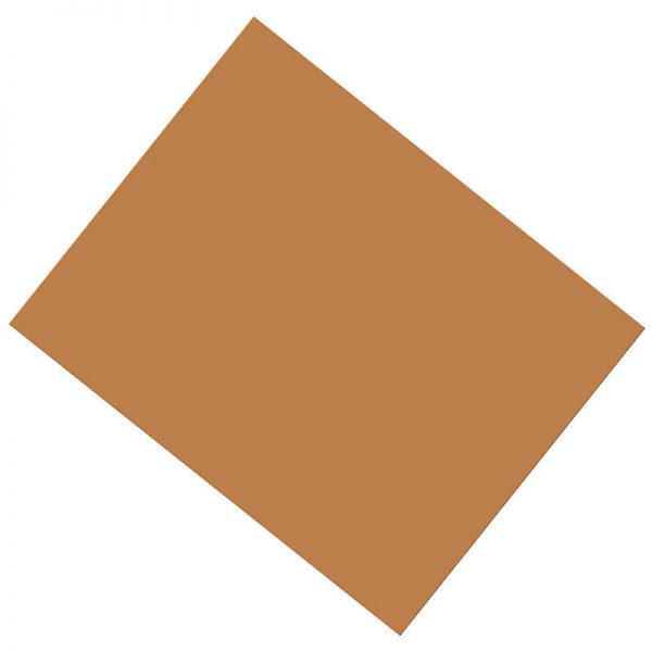 UCreate® Coated Poster Board, Brown, 22" x 28", 25 Sheets