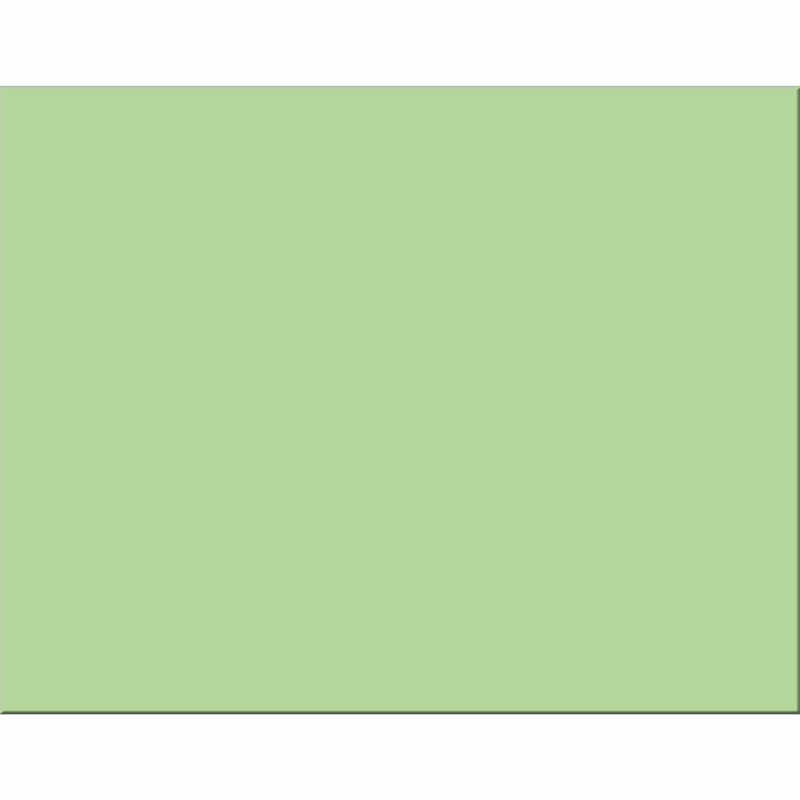 Pacon® 4-Ply Railroad Board, Light Green, 22" x 28", 25 Sheets