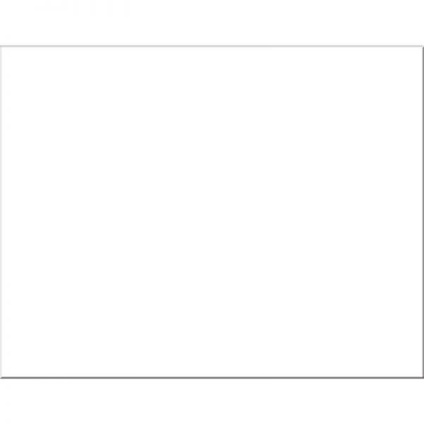 Pacon® 4-Ply Railroad Board, White, 22" x 28", 100 Sheets