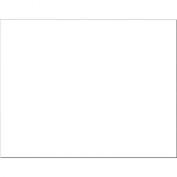 Pacon® 6-Ply Railroad Board, White, 22" x 28", 25 Sheets