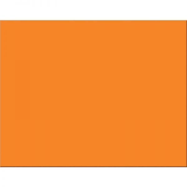 Pacon® 4-Ply Railroad Board, Orange, 22" x 28", 25 Sheets