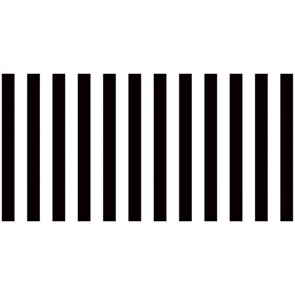 Fadeless® Bulletin Board Art Paper, Classic Stripes - Black & White, 48" x 50', 1 Roll