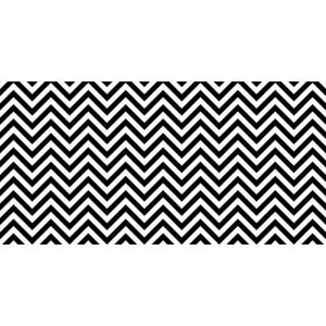 Fadeless® Bulletin Board Art Paper, Chic Chevron-Black & White, 48" x 50', 1 Roll