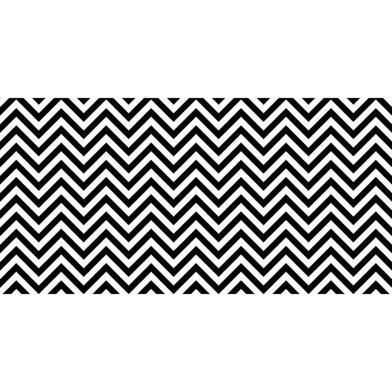 Fadeless® Bulletin Board Art Paper, Chic Chevron-Black & White, 48" x 50', 1 Roll