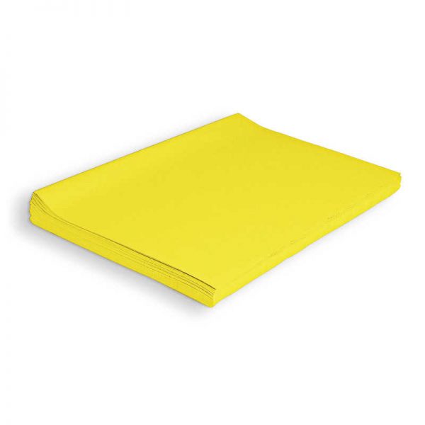 Spectra® Deluxe Bleeding Art Tissue, Canary, 20" x 30", 480 Sheets