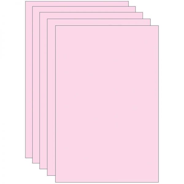 Spectra® Deluxe Bleeding Art Tissue, Baby Pink, 20" x 30", 24 Sheets Per Pack, 5 Packs