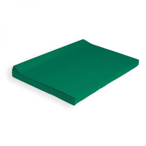 Spectra® Deluxe Bleeding Art Tissue, Emerald Green, 20" x 30", 480 Sheets