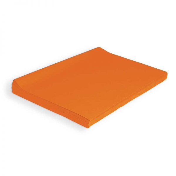 Spectra® Deluxe Bleeding Art Tissue, Orange, 20" x 30", 480 Sheets