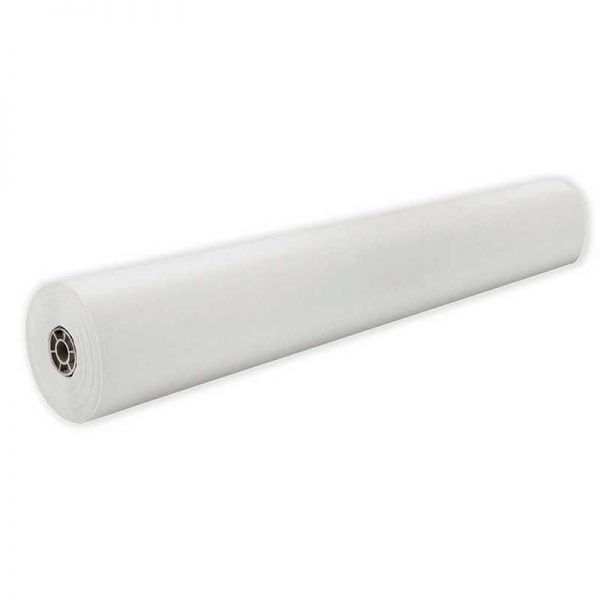 Rainbow® Colored Kraft Duo-Finish® Paper, White, 36" x 1000', 1 Roll