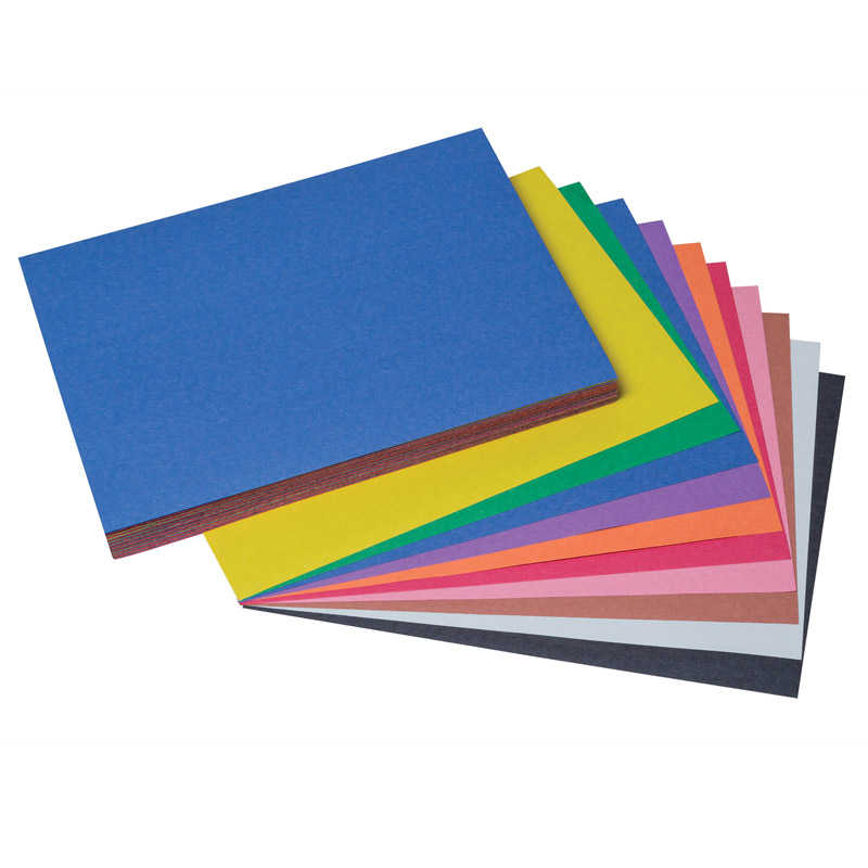 TeachersParadise - SunWorks® Construction Paper, 10 Assorted Colors, 9 ...